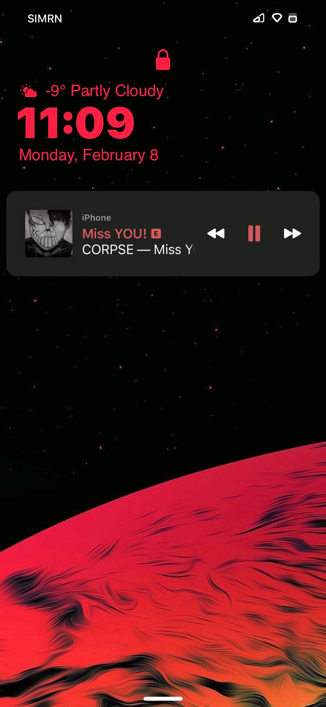 Custom IPhone Lockscreen with a Theme